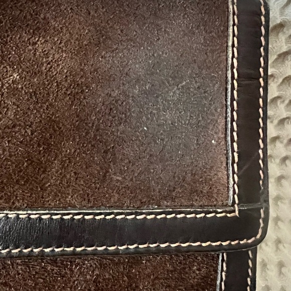 Vintage Gucci Brown Clutch Bag with Green and Red Stripe - Picture 8 of 10